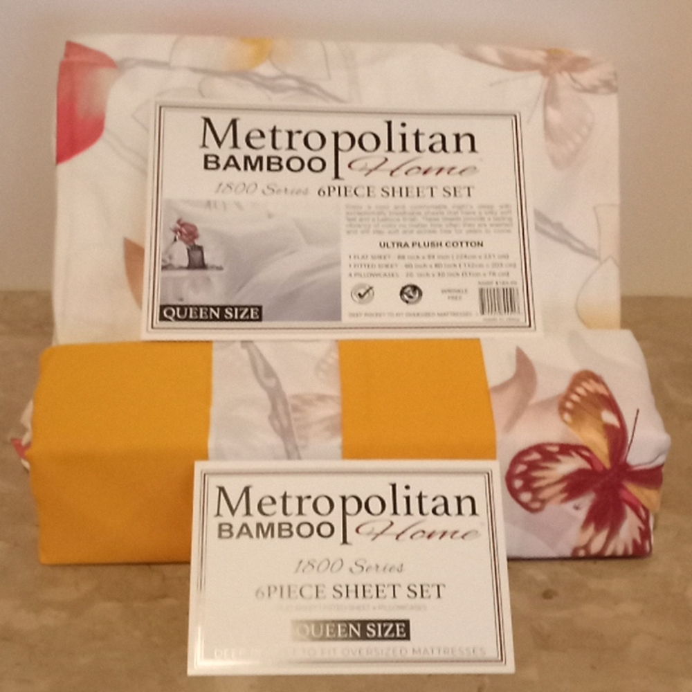 Metropolitan Bamboo Tropical Butterfly Queen Sh… - Picture 12 of 12